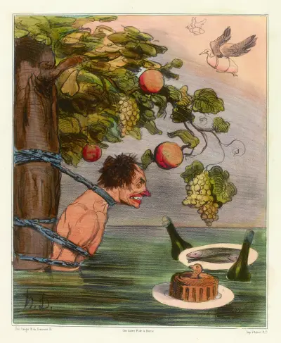 Tantalos plåga av Honoré Daumier