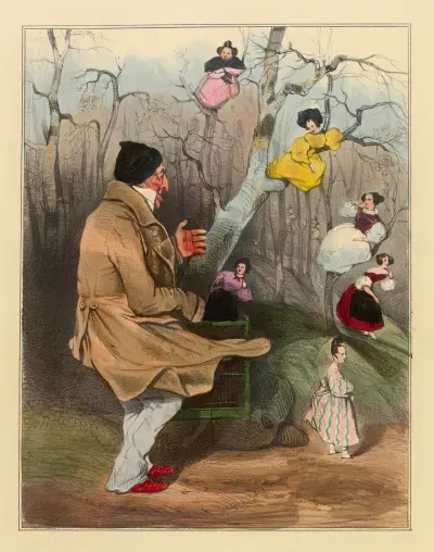 Der alte Junge von Honoré Daumier