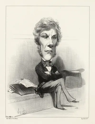 Léon Faucher av Honoré Daumier
