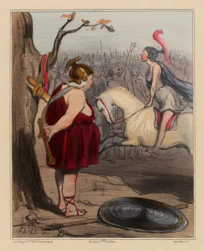 Les Amazones av Honoré Daumier
