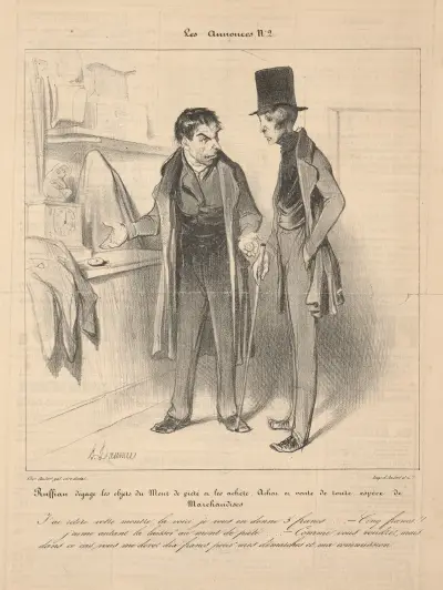 Los Annonces N. 2. av Honoré Daumier