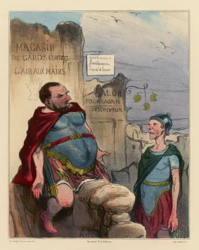 Marius i Karthago av Honoré Daumier