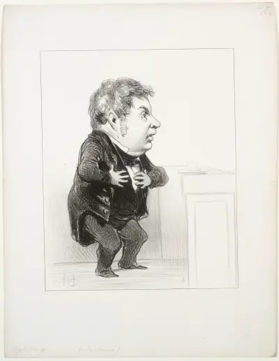 Michel Goudchaux von Honoré Daumier