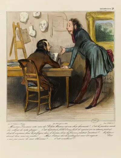 Monsieur Daumier, votre série des Roberts Macaires est une chose charmante, Honoré Daumier
