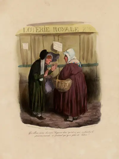 Vad ska det bli av oss, Herre Gud av Honoré Daumier
