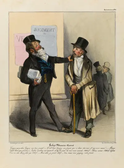 Robert Macaire avoué av Honoré Daumier