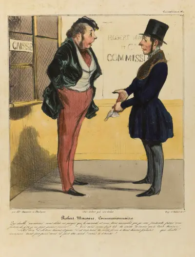 Robert Macaire, commissionnaire av Honoré Daumier