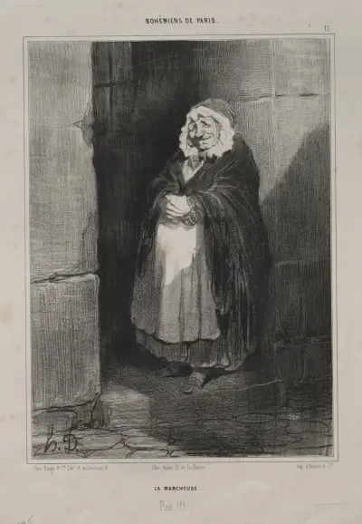 The Pedestrian av Honoré Daumier
