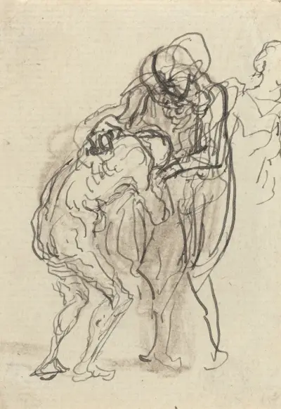 Den förlorade sonen IV av Honoré Daumier