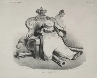 The Repose of France av Honoré Daumier