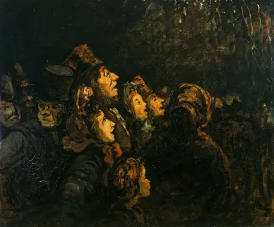 The Rockets av Honoré Daumier