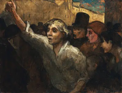 Upproret av Honoré Daumier