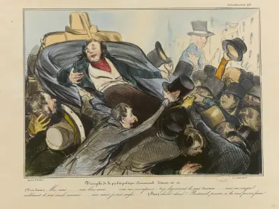Triomphe de la probité politique, commerciale, littéraire etc etc von Honoré Daumier