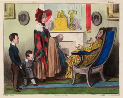 Un propriétaire von Honoré Daumier