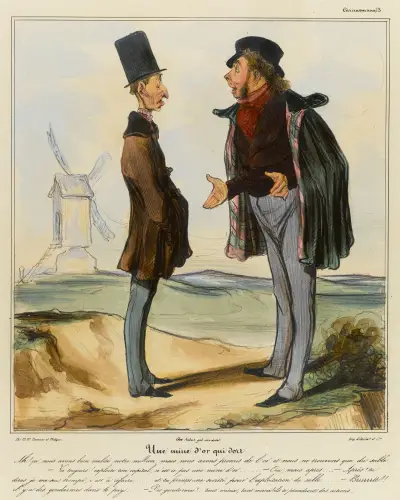 En sovande guldgruva av Honoré Daumier