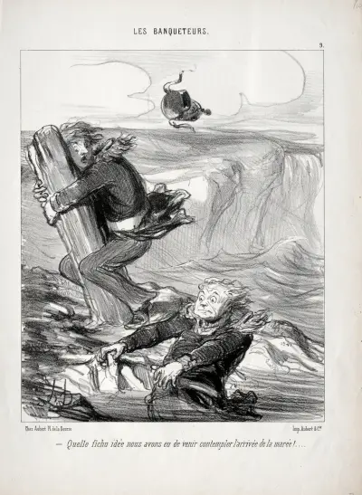 What a stupid idea we had… von Honoré Daumier