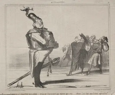 Why are they taking away my money… av Honoré Daumier
