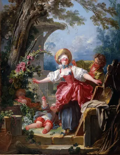 Blind-Man’s Buff av Jean-Honoré Fragonard