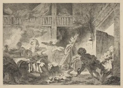 Les Petits Fermiers av Jean-Honoré Fragonard