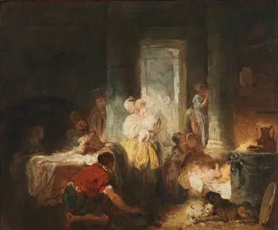 Roman Interior av Jean-Honoré Fragonard
