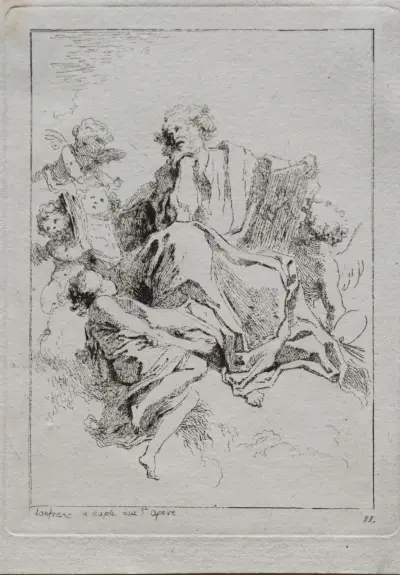 Saint Luke av Jean-Honoré Fragonard