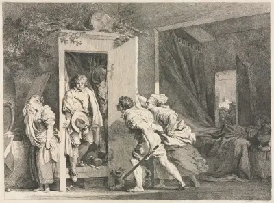 The Cupboard av Jean-Honoré Fragonard
