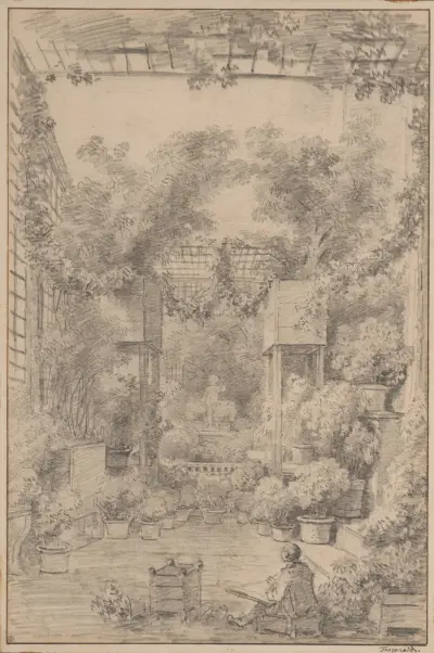 The Draftsman av Jean-Honoré Fragonard