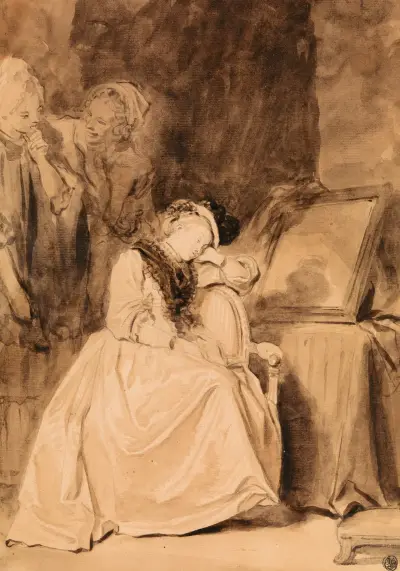 The Dreamer av Jean-Honoré Fragonard