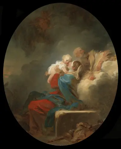 The Rest on the Flight into Egypt, 1774 av Jean-Honoré Fragonard