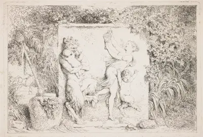The Satyrs’ Dance av Jean-Honoré Fragonard