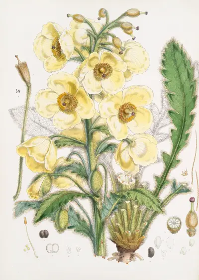 Meconopsis Nepalensis, dc. av Walter Hood Fitch