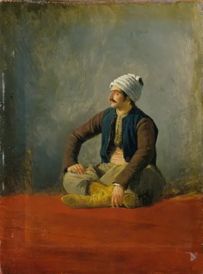 En österländsk köpman av Horace Vernet