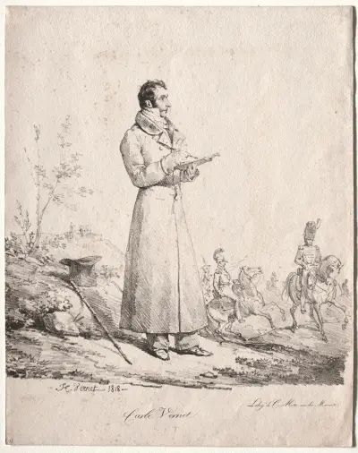 Antoine Charles Horace Vernet, called Carle av Horace Vernet
