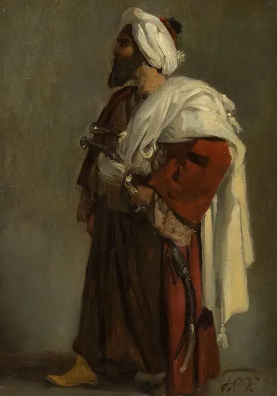 Arabisk krigare av Horace Vernet