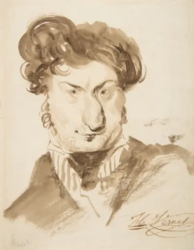 Karikaty av Charles-Henri Plantade av Horace Vernet