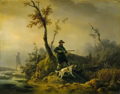 Entenjagd von Horace Vernet