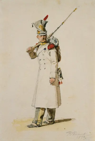 Grenadier of the Vistula Legion av Horace Vernet