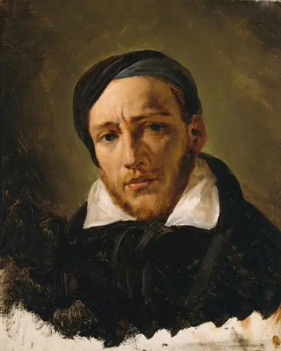 Jean-Louis-André-Théodore Gericault (1791–1824) av Horace Vernet