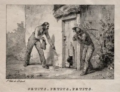 Marauders (Maraudeurs. Petits! Petits! Petits!) av Horace Vernet