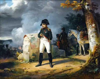 Napoleon In Charleroi June 1815 av Horace Vernet