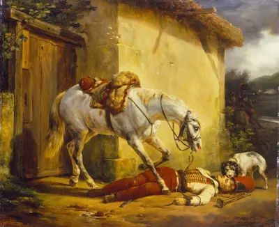 Den sårade trumpetaren av Horace Vernet