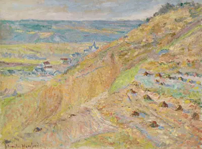 La Côte à Giverny (Le Coteau) av Blanche Hoschedé-Monet