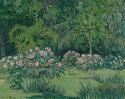 Le jardin à Giverny, 1927 – nr 2 av Blanche Hoschedé-Monet
