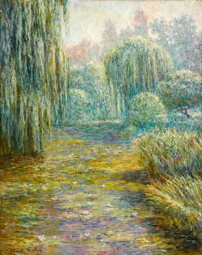 Le jardin à Giverny – nr 1 av Blanche Hoschedé-Monet