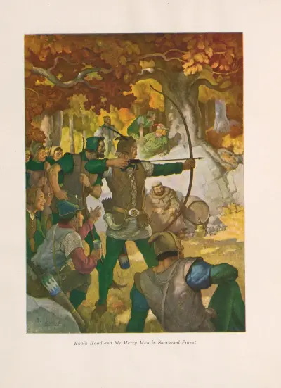 Robin Hood och hans glada män i Sherwoodskogen av Howard Pyle
