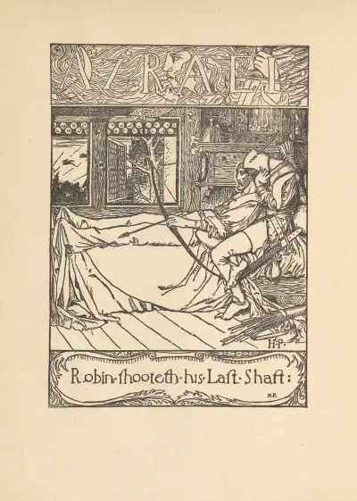 Robin skjuter sin sista pil av Howard Pyle