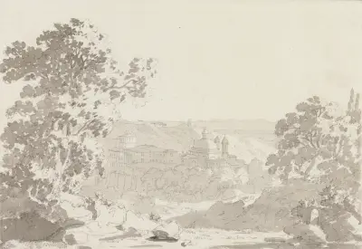 Ariccia, Italien av George Howland Beaumont