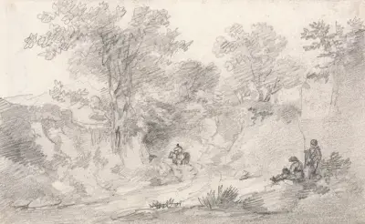 Buckland Lane av George Howland Beaumont