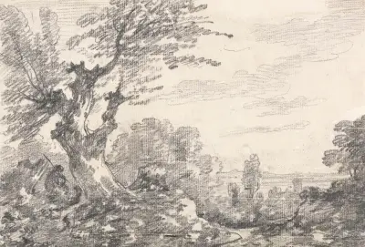 Landscape Composition av George Howland Beaumont