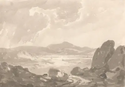 View over Valley av George Howland Beaumont
